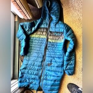 Cotopaxi fuego down parka blue L